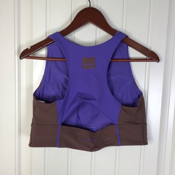 Lululemon Hike to Swim Bra in Charged Indigo/ Dark Oxide Size 12. - Picture 5 of 5